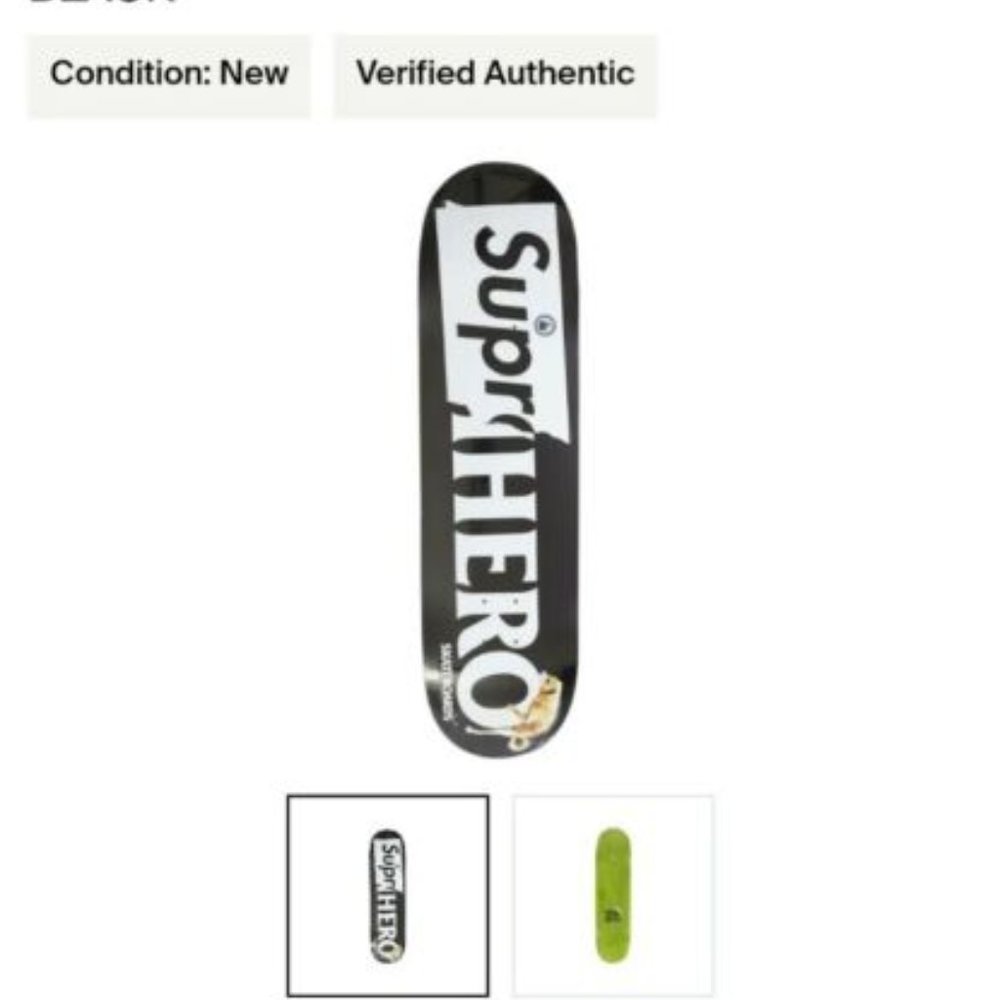 Supreme®/ANTIHERO® Dog Skateboard / Black